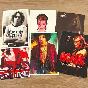 Vintage legends postcards
